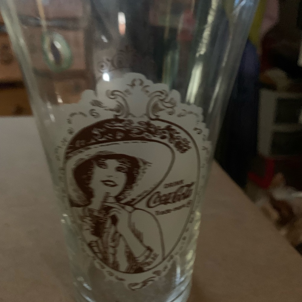 Vintage Coca Cola glasses